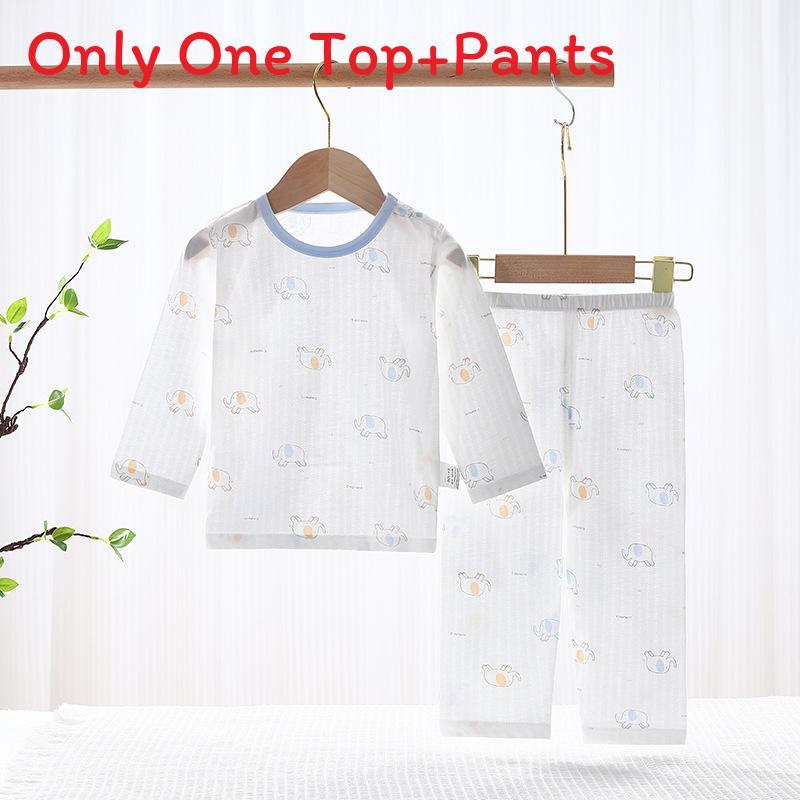 

Childrens Cotton Summer Pajamas With Antibacterial Fabric For Toddler Comfort And Safety Style A,80cm
