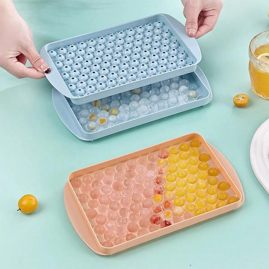 2/3/4PCS 104 Grids 3D Round Ice Cube Tray Frozen Whiskey Ball Popsicle Ice Cube Mold Coffee Juice Ice Ball Maker Kitchen Tools