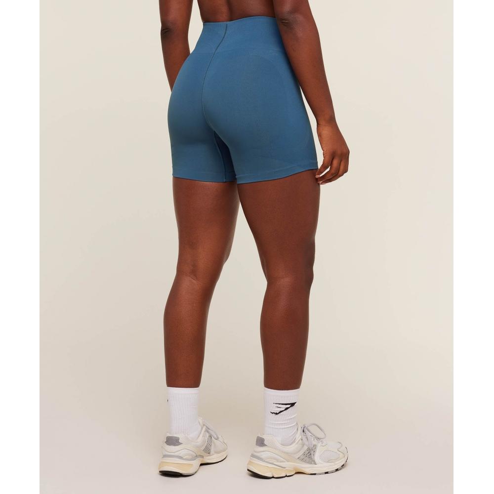 Gymshark Energise Seamless Shorts Compound Blue B3b6g Udrk