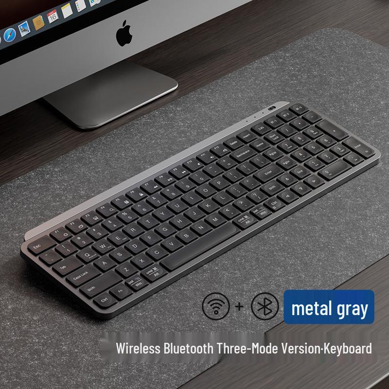 Mengzu Kablosuz Bluetooth Klavye ve Fare Seti - Sessiz, Şarj Edilebilir, Dizüstü Bilgisayar ve Ofis Kullanımı İçin Kompakt.