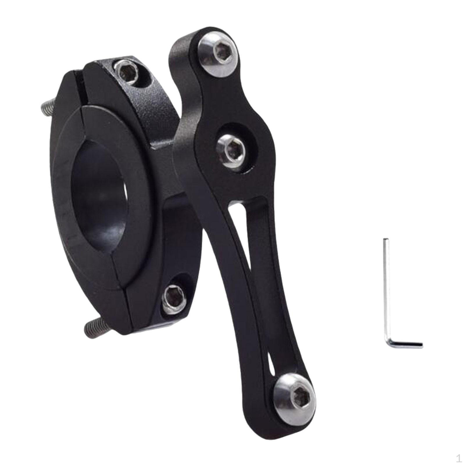 Bicycle Bottle Holder Adapter Bracket Clamp Handlebar Mount for Road чёрный