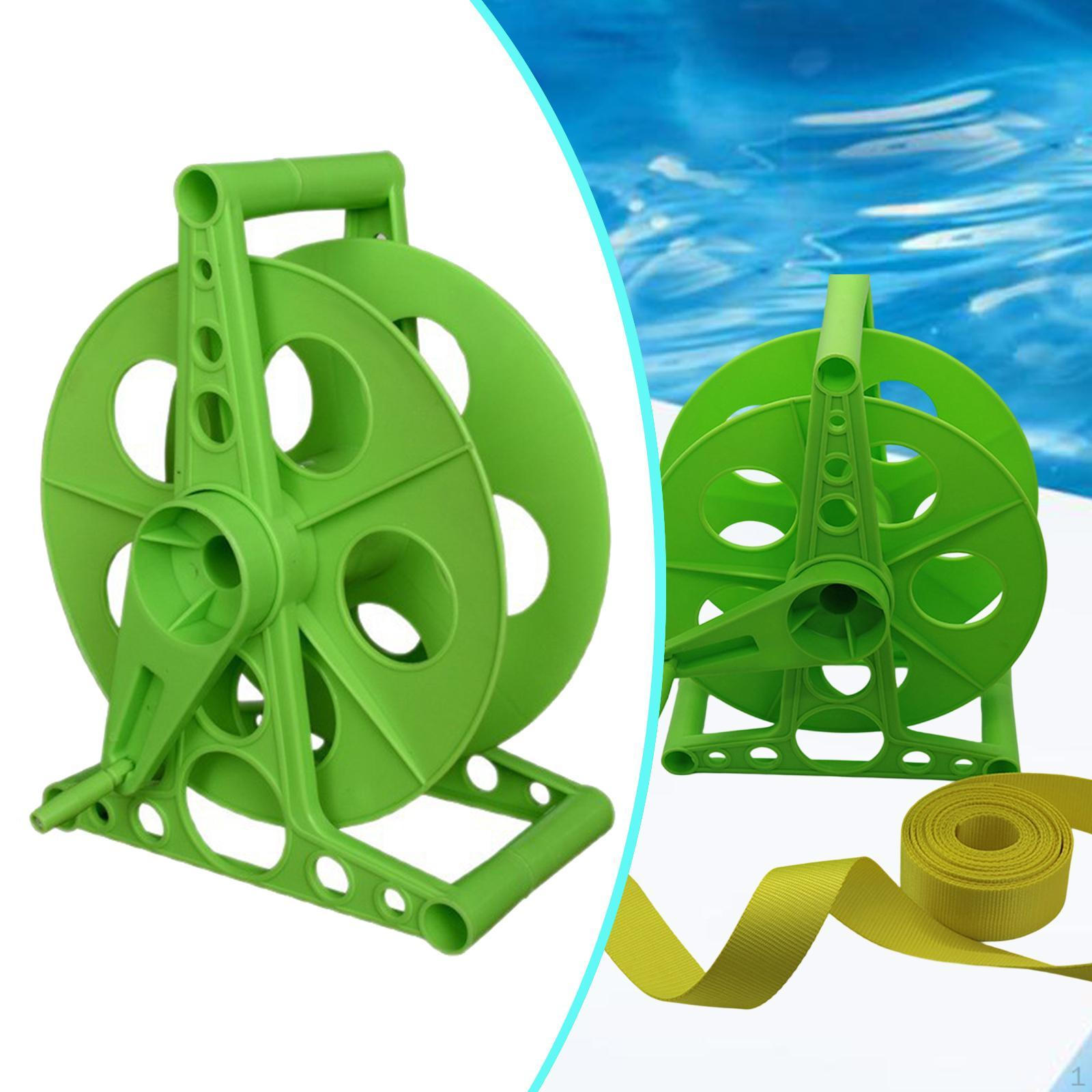 

Тележка для катушки садового шланга Подставка для садовой трубы Многофункциональное хранение Прочный органайзер Для улицы зелёный