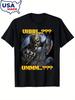 Lustiges Männer-ADHS-Kanten-Hart-Skelett-Meme-T-Shirt - Schwarzes Retro-Grafik-T-Shirt mit