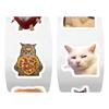 500pcs/Roll Funny Cat MEME Graffiti Stickers Cute Animal Cartoon Decals DIY Notebook Stationery Fridge Reward Seal Label Sticker