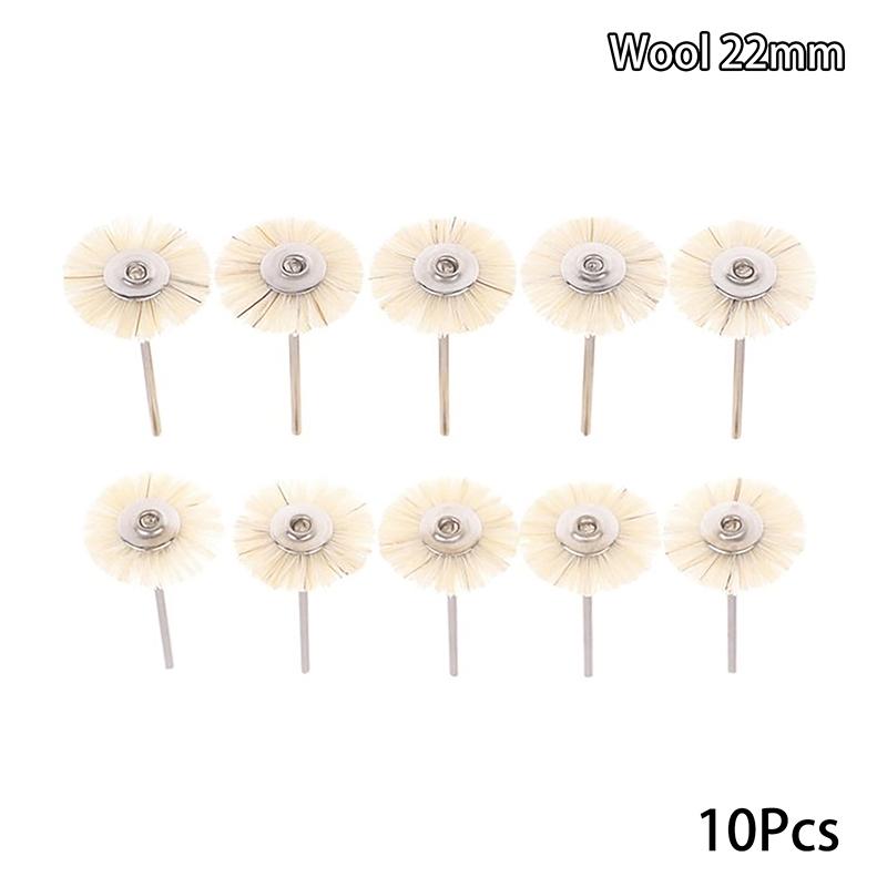 10Pcs Dental High Quality Polishing Hairbrush Wheel Polishing Brushes Dental Laboratory Equipment Materials Supplies