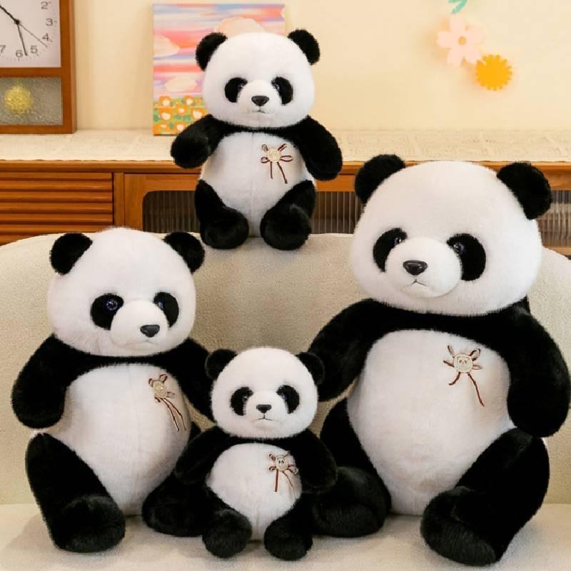 Adorable Giant Panda Plush Toy Soft Stuffed Animal For Kids Girls Birthday Gift