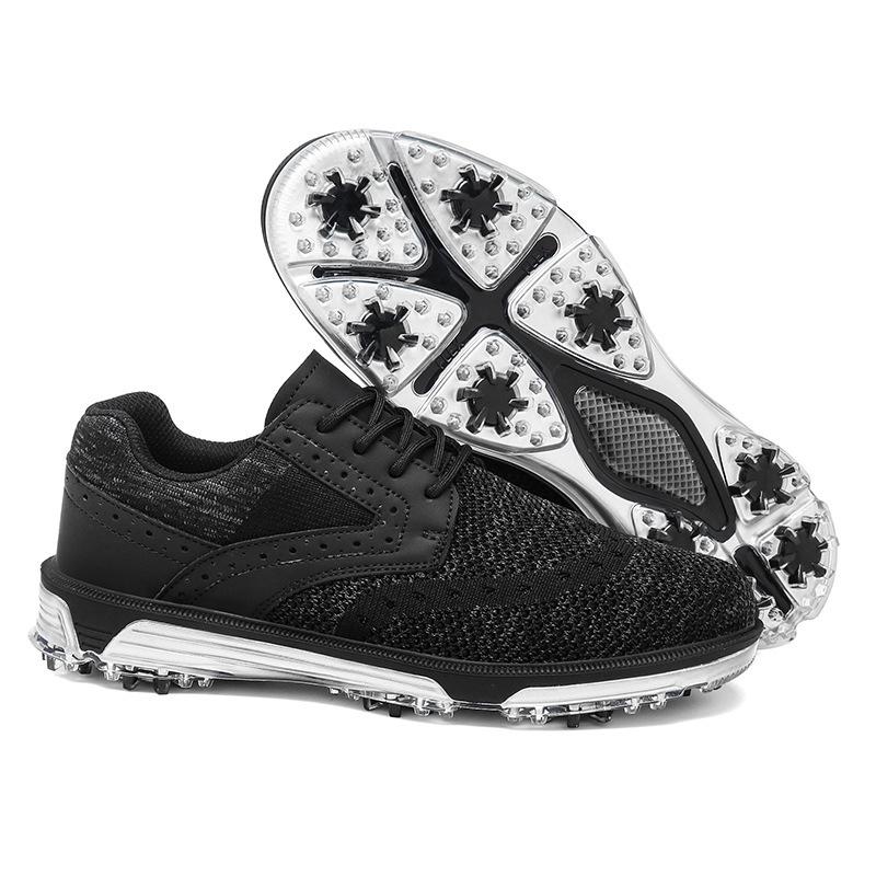 New Waterproof Spiked Golf Shoes for Men  Women - Comfortable  Breathable 41