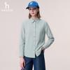 HAZZYS Women's Corduroy Cotton Long-Sleeve Shirt
