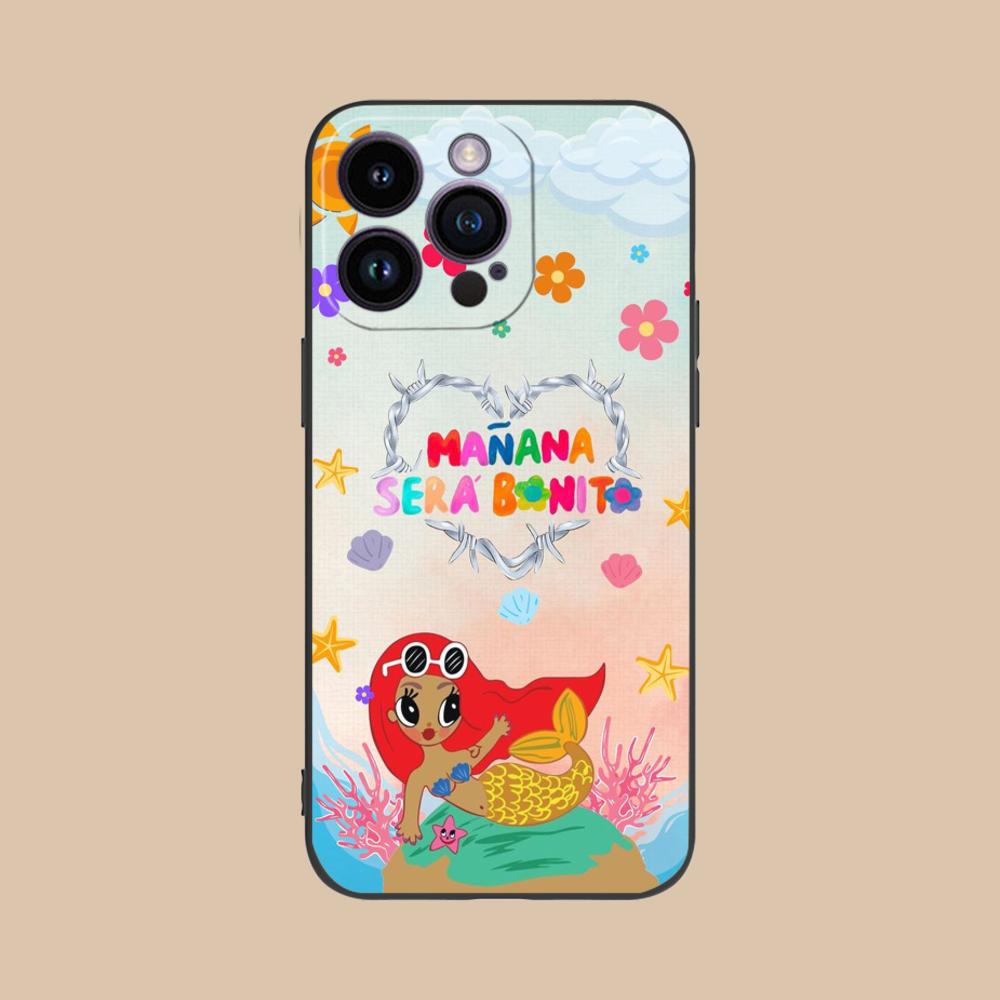 

Karol G Latino Mobile Cell Phone Case for iPhone 17 16 15 14 13 12 11 X XR XS 8 7 Air Pro Max Plus Mini Colorful Cover Luxury iPhone 7 Plus