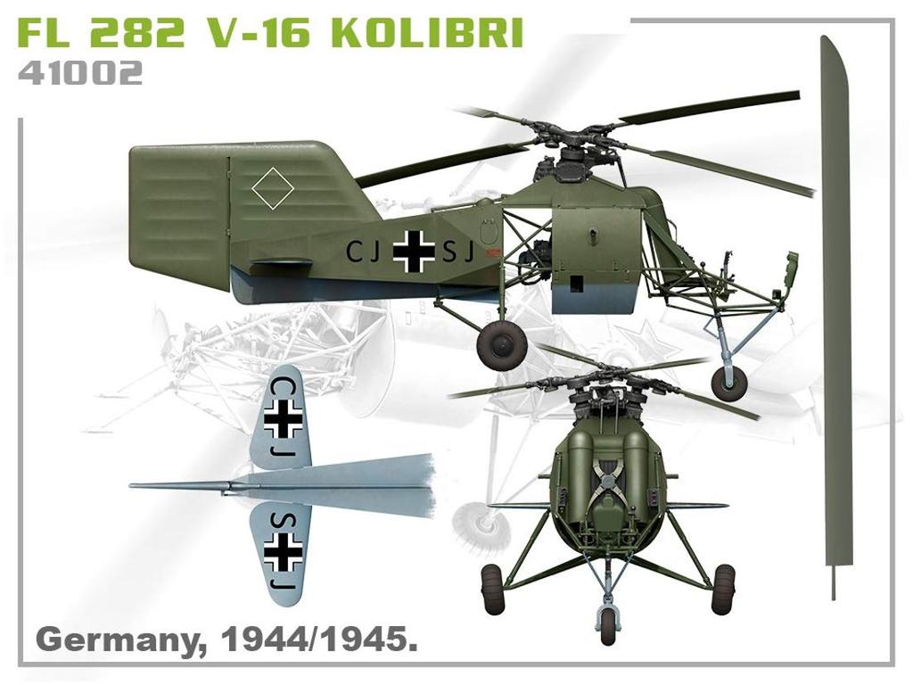 MiniArt German Army FL282 Colibri Plastic Model MA41002 1/35 V-16