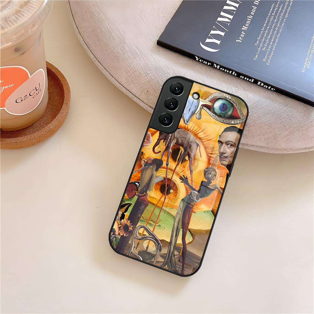 Salvador Dali Art Phone Case Glass For Samsung Galaxy S26 S25 S23 S24 S21 S22 S20 Ultra Fe Plus A15 A14 Cover
