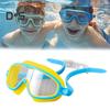 Okulary do pływania dla dzieci, okulary przeciwmgielne, z ochroną UV, szczelne, z klipsem na nos, zatyczki do uszu dla chłopców, dziewcząt, dzieci i maluchów w wieku 3-15 lat