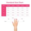 10pcs Sweet Pink French Press On Nails With 3D Bowknot Glossy Medium Coffin False Nails Handmade Manicure