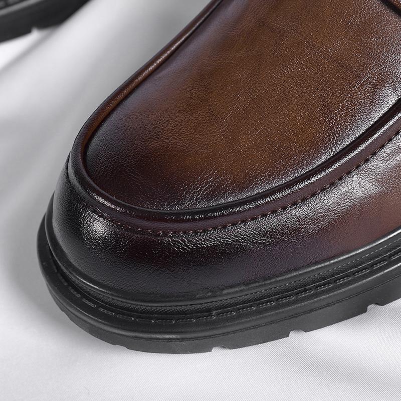 Fashion Genuine Leather Shoes For Man Leather Casual Shoes Fashion Business Oxford Shoes High Quality Designer Work Shoes