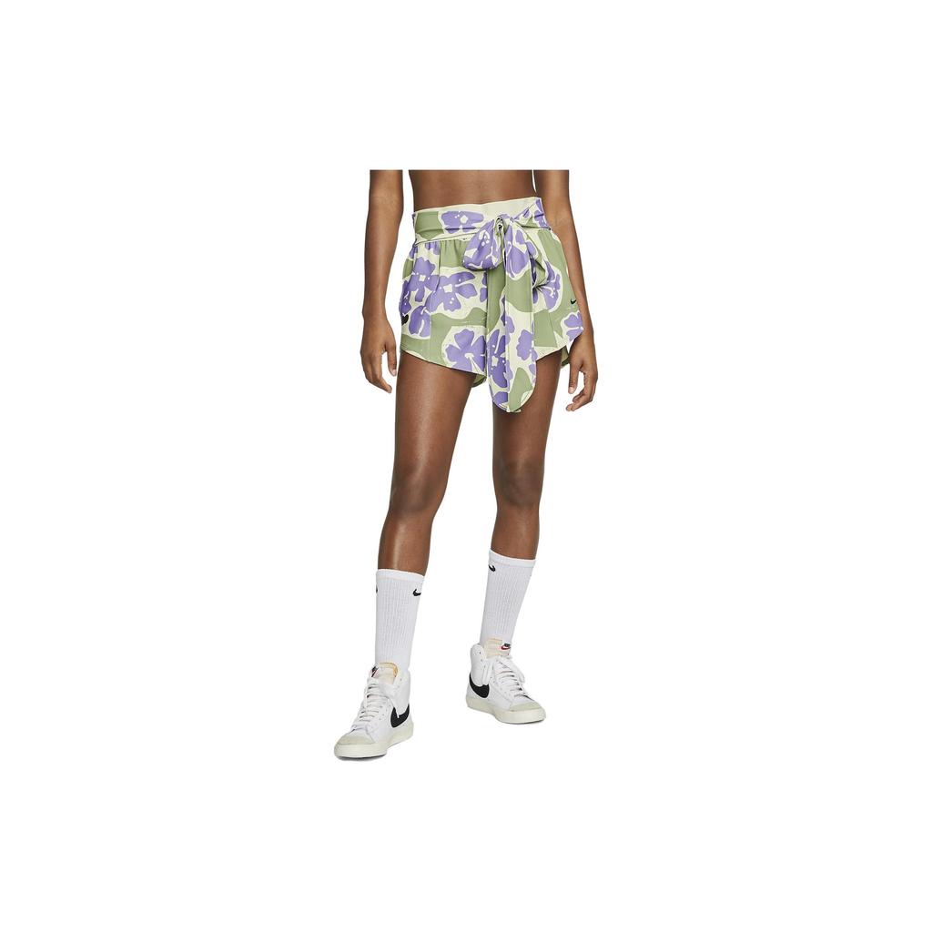 Nike X Naomi Osaka Colaboración Falda Estampado Floral Faldas Mujer Verde Aceite DX1849-386
