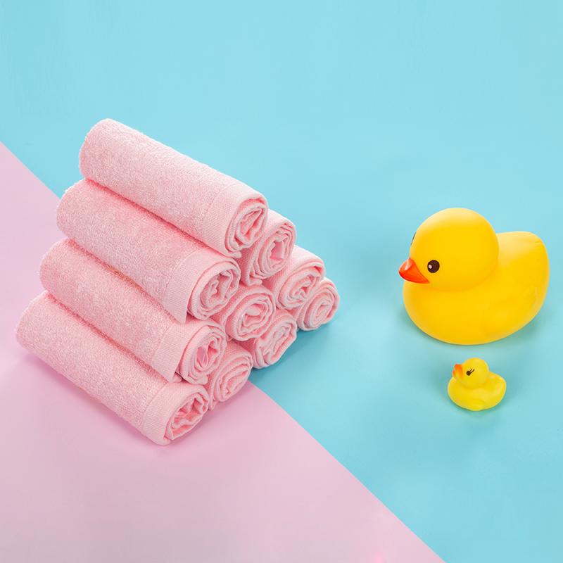10Pcs Bamboo Baby Washcloths Soft Newborn Bath Towels Absorbent Face Wash Cloths Multiuse Kitchen Bathroom Cleaning Wipes