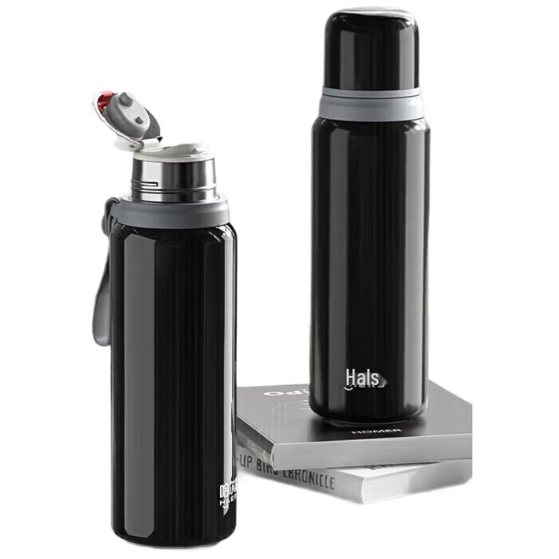 HAERS 316L Stainless Steel Insulated Water Bottle with Filter 660ml