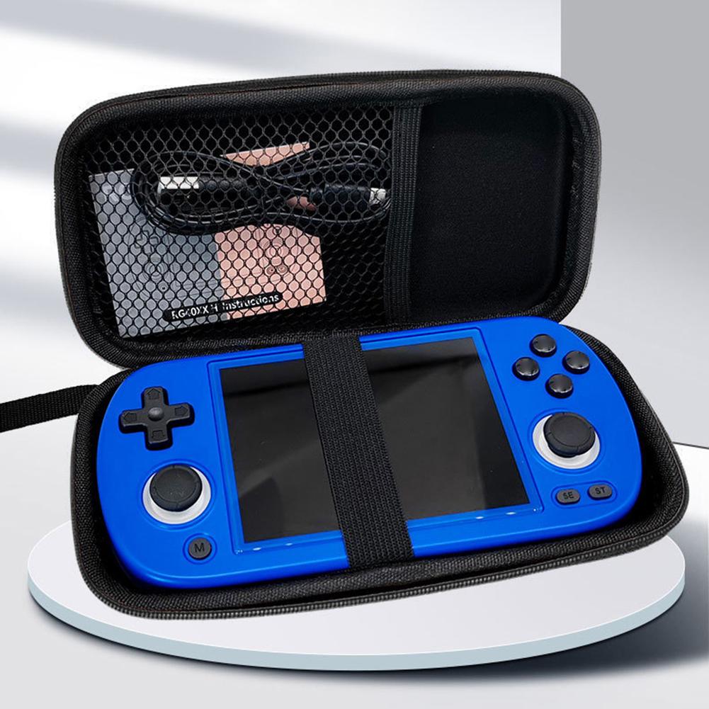 EVA Hard Carrying Case Anti-scratch Shockproof Travel Protective Case with Hand Strap for ANBERNIC RG40XX H/RG405M Game Console