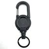 1 pièce Sac à dos Tactique Boucle en U à Tirage Facile Porte-clés Rétractable Simple Noir Extérieur Portable Fil d'Acier Boucle à Ressort Quatre Couleurs