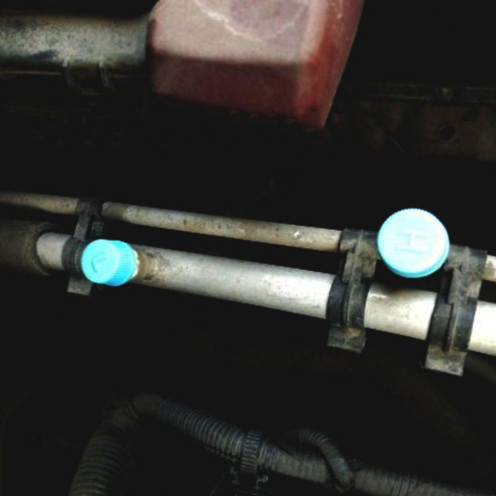 Service Port Valve High Low Side Side Port Cover Valve Core Caps Dust Cap Auto Pressure Cap