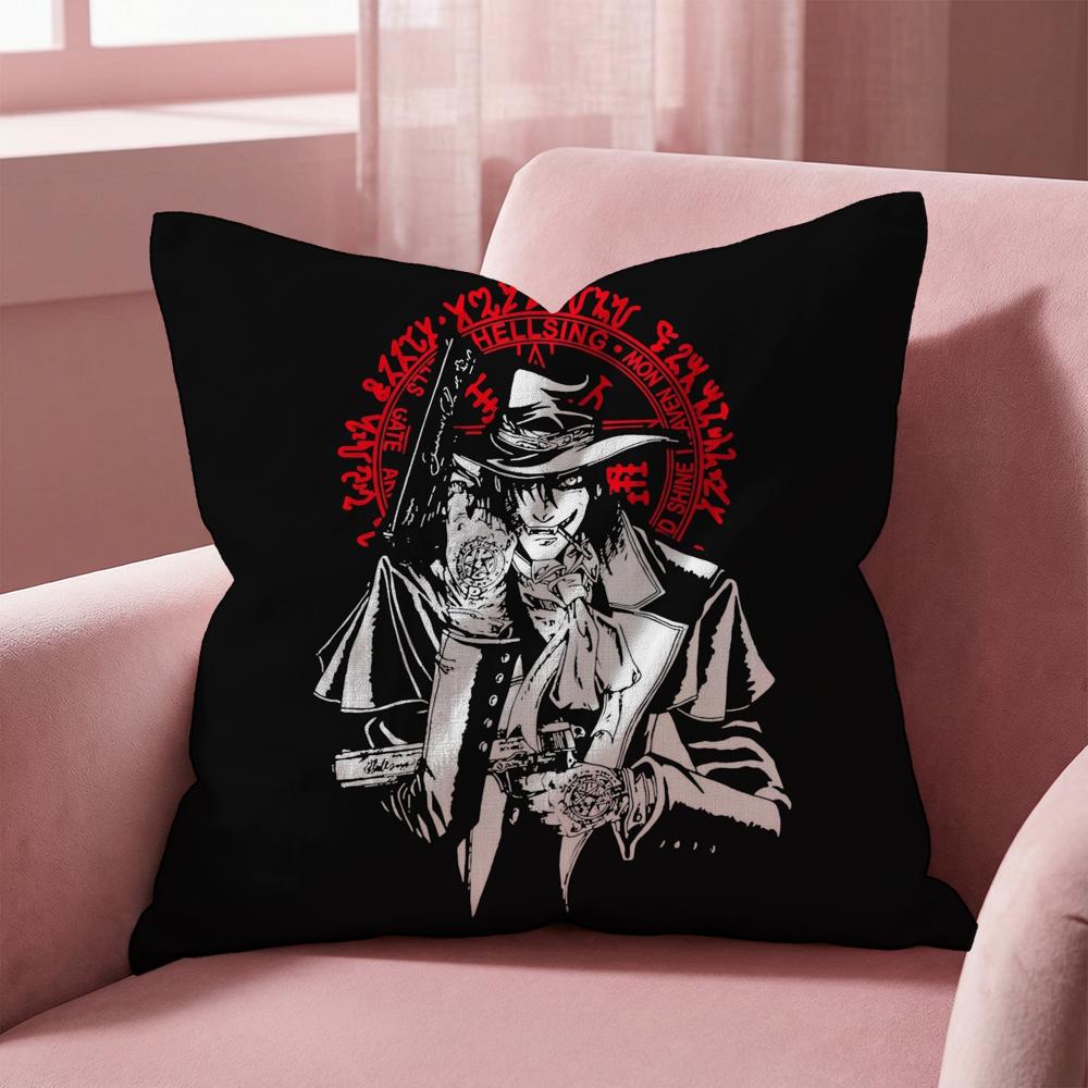 Anime C-Castlevania Cushion Cover Multi-Scene Pillow Cover for Home & Car - Reversible, Soft & Durable for Daily Use