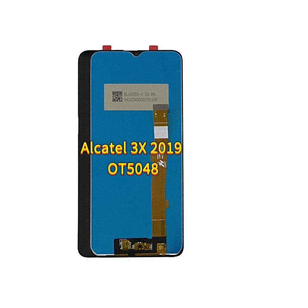 

LCD Screen and Digitizer Full Assembly For Alcatel 3X 2019 OT5048 5048Y 5048A 5048I No Frame