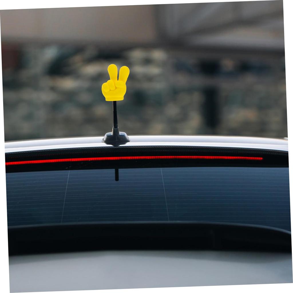 Baluue H Car Corner Guard Antenna Decoration Car Roof Antenna Auto Decoration