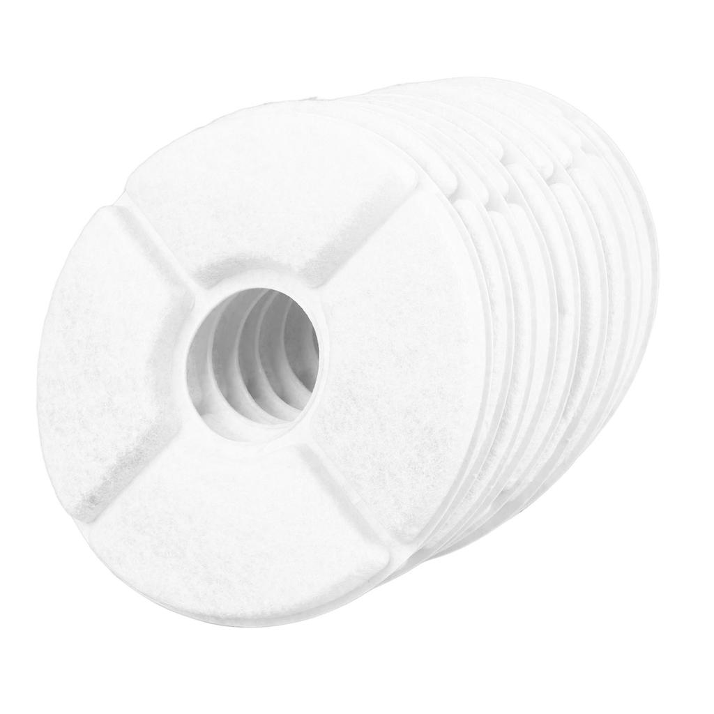 Pet Water Fountain Filter 3 Layer Filtration Replacement Activated Carbon Filter for Cat Dog Water