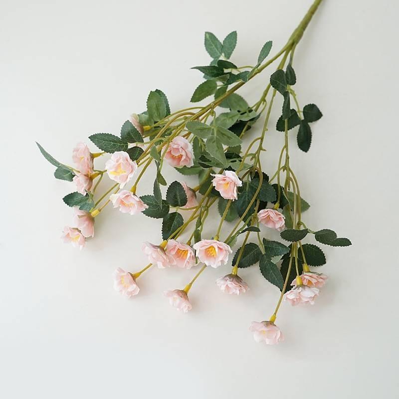 

Искусственная роза шелковый цветок поддельные букеты украшение вазы место проведения вечеринки свадьба розовый