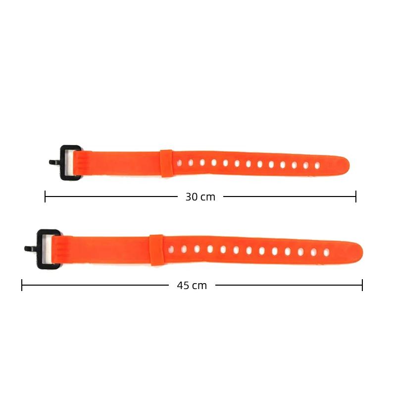 Adjustable Scratch Resistant Rubber Tension Strap Belt Buckle Design Reusable Luggage Bundling Strap for Suitcase Packing
