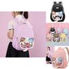 Large Capacity Cartoon Backpack With Transparent Window Perfect For Kids School Use