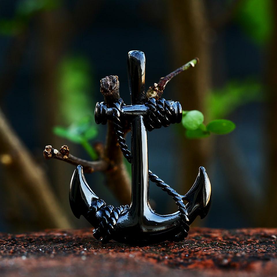 Beier 2022 New Design Stainless Steel Viking Anchor Pendant For Men Women Vintage Retro Personality Jewelry