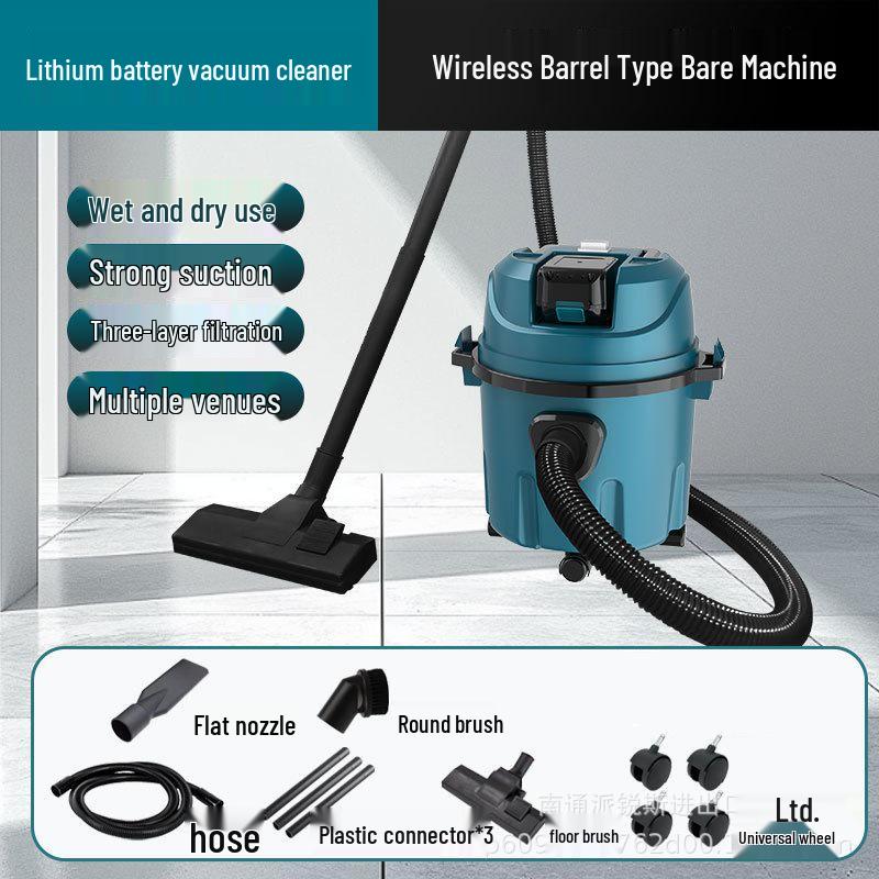 High-Power Wireless Lithium Battery Vacuum Cleaner for Home, Car, and Commercial Use