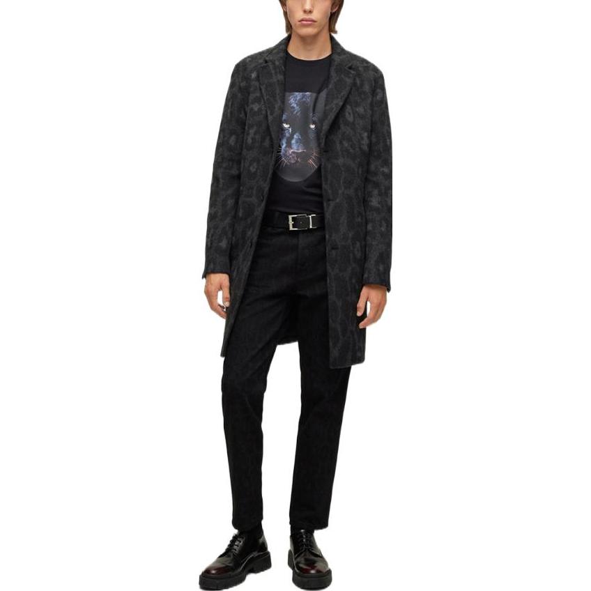 HUGO BOSS T-Shirts Men's Black Crew Neck Moderate 50484761-001