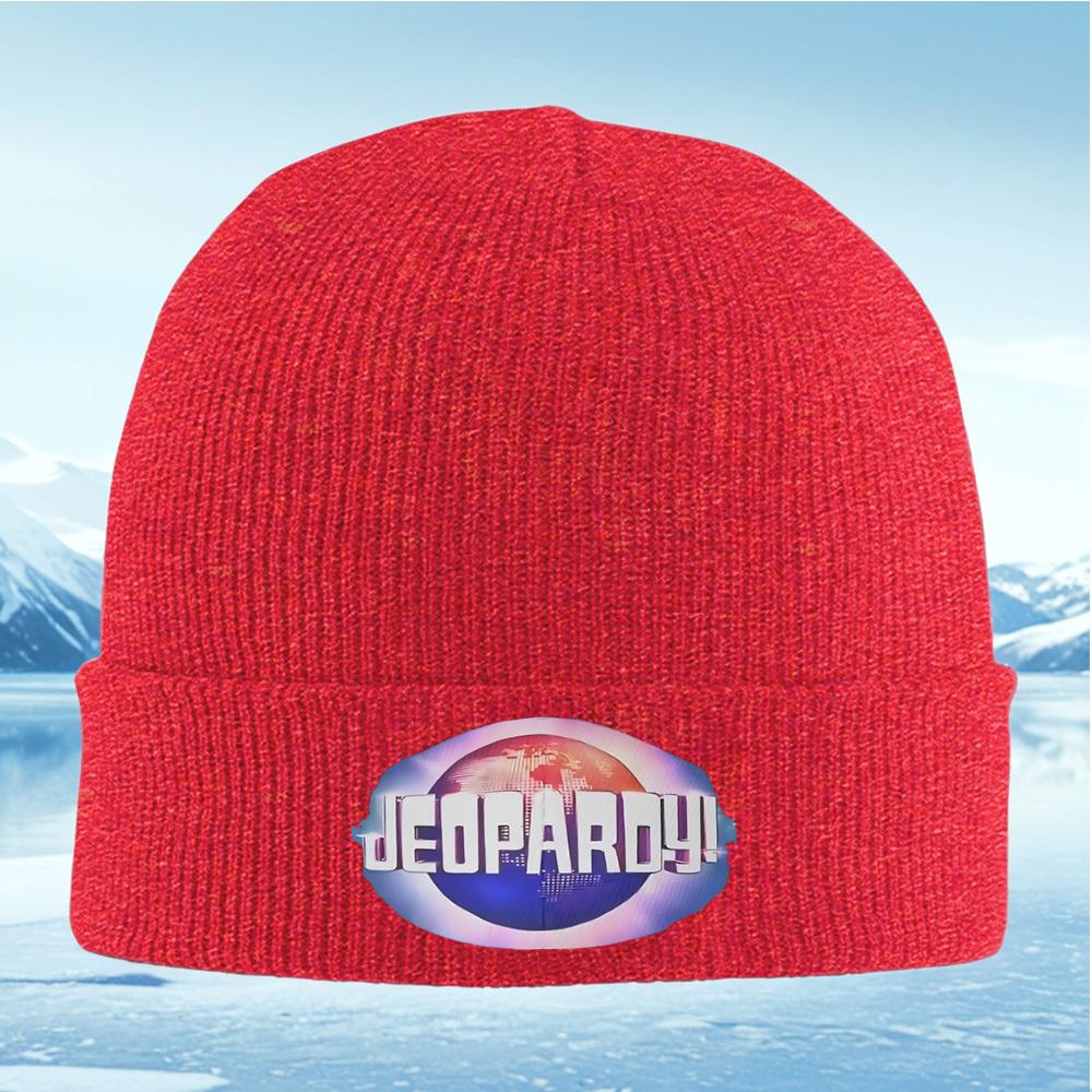 

Game show logoglobe backgroundbig letters Men Women Unisex Knitted Hat Beanie Pullover Cap Winter Thermal Warm Christmas Outdo