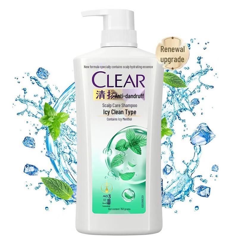 Clear Anti-Dandruff Cooling Mint Shampoo