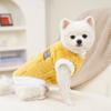 Pet Traction Suit Velvet Winter Dogs Clothes Comfortable Pullover Vest Dog Warm Sweater Soft Dog Plaid Coat Autumn Winter