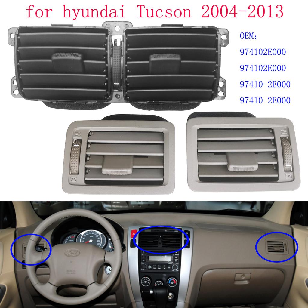 WQLSK OEM 974102E000 Condotto di ventilazione centrale assy bocchetta aria centrale per hyundai Tucson 2006-2013 Bocchette aria condizionata