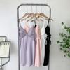 Pajamas with Chest Pad Young Adult Butterfly Lace Beautiful Back Sexy Sling Dress Pure Desire Pajamas Women's Homewear Slip Nightdress