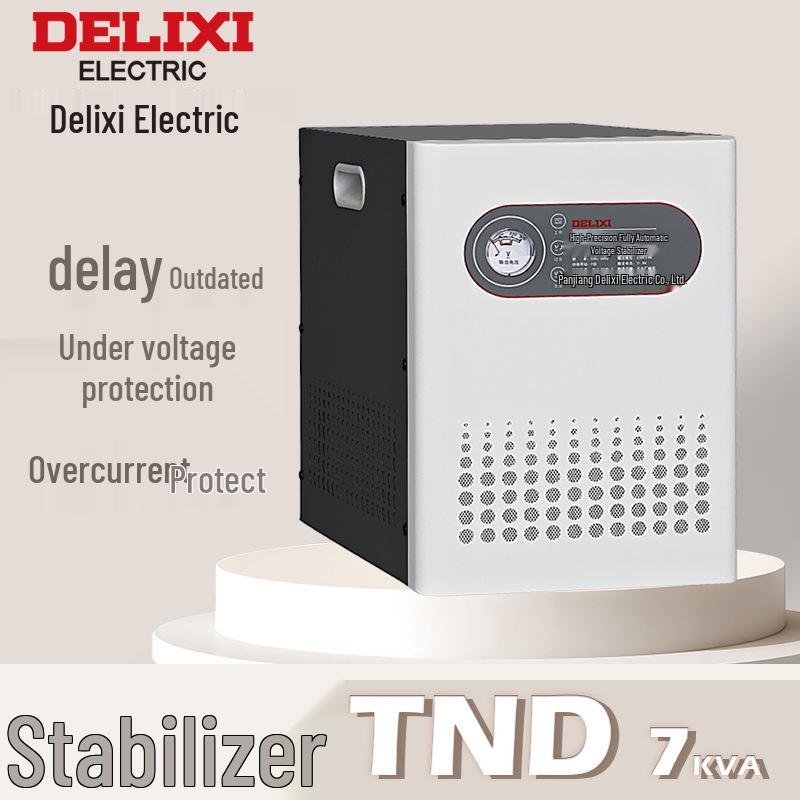 Однофазный высокоточный стабилизатор переменного напряжения DELIXI TND 7K 7kVA (Single Phase)