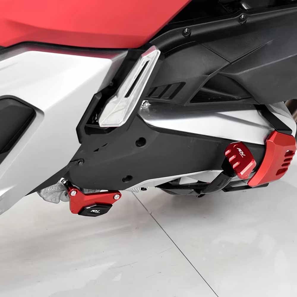 For PCX160 2025 Jk05 Kf47 2025 PCX160 150 125 2025 Modified Transmission Bottom Gearbox Protective Cover Decoration Motorcycle Accessories (Red)