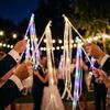 5PCS Glow Flash LED Light Up Fairy Sticks String Light Ribbon Hand Sticks  Concert Raves