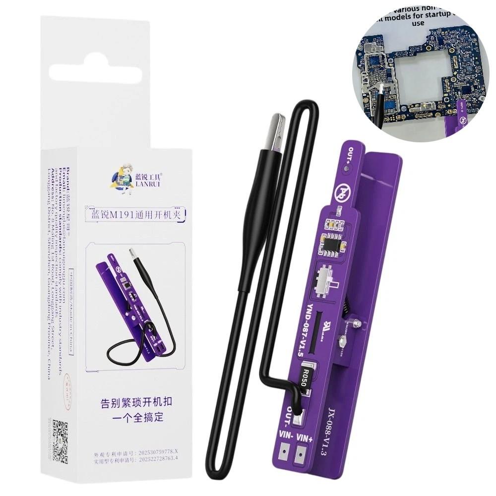 Unencrypted Phone M191 Power on Clip One Click Power Universal Mobile Phone Switch Clip Leakage Check with Indicator Light