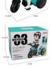 Children's 360-Degree Rotating Electric Tricycle Toy with Lights and Music.