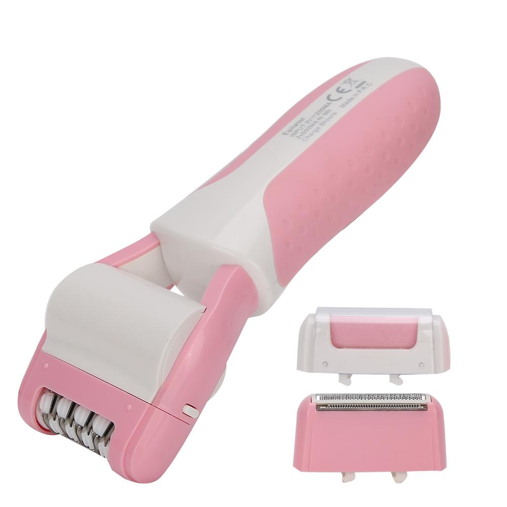 3‑In‑1 Electric Foot Callus Remover Feet Care Exfoliating Hair Removal Tool DeviceEU Plug 220V