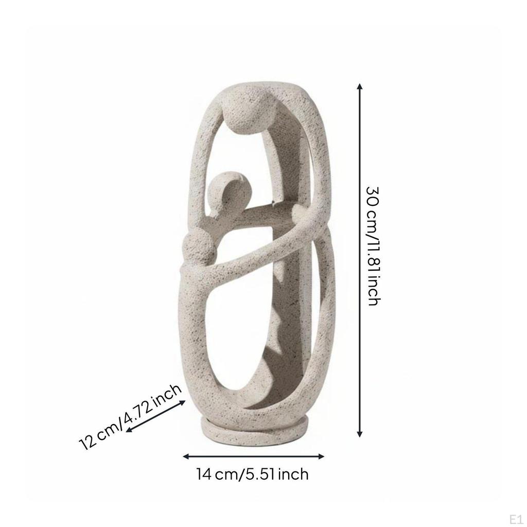 Abstract Resin Sculpture Minimalist Aesthetic Textured Ornament Vivid Details Modern