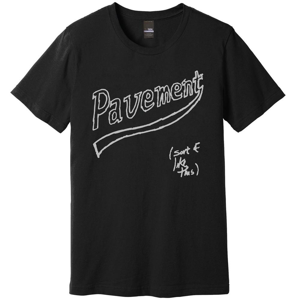 Men's Pavement Vintage Tour Dates T-shirt  Black