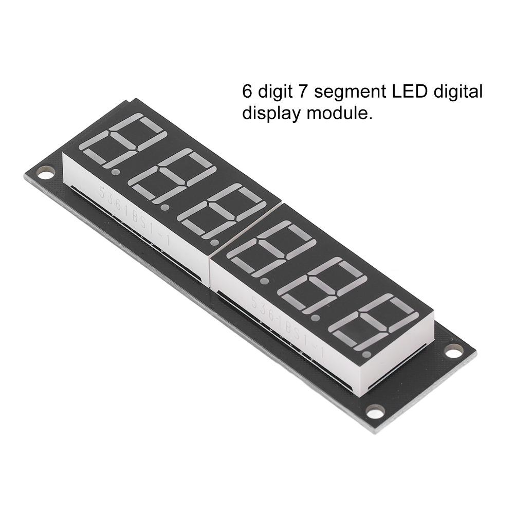 TM1637 LED Display Digital Tube 6 Digit 7 Segment Digital Tube Module  DIY Electronics