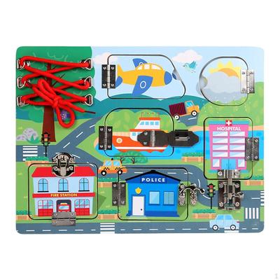 Busy Board Activity Cognitive Growth Basic Life Skills Educational Learning Sensory for Kids