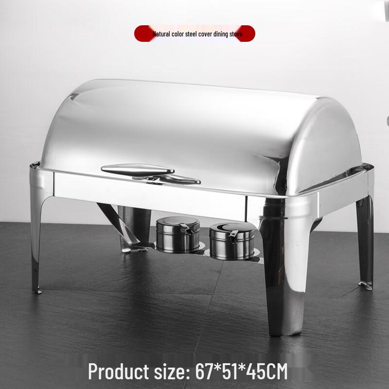 Rectangular Stainless Steel Buffet Food Warmer